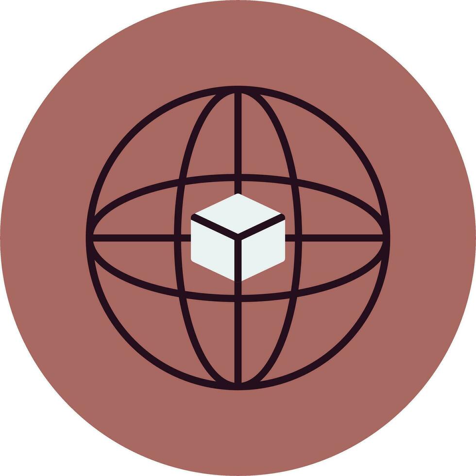 Global Network Vector Icon