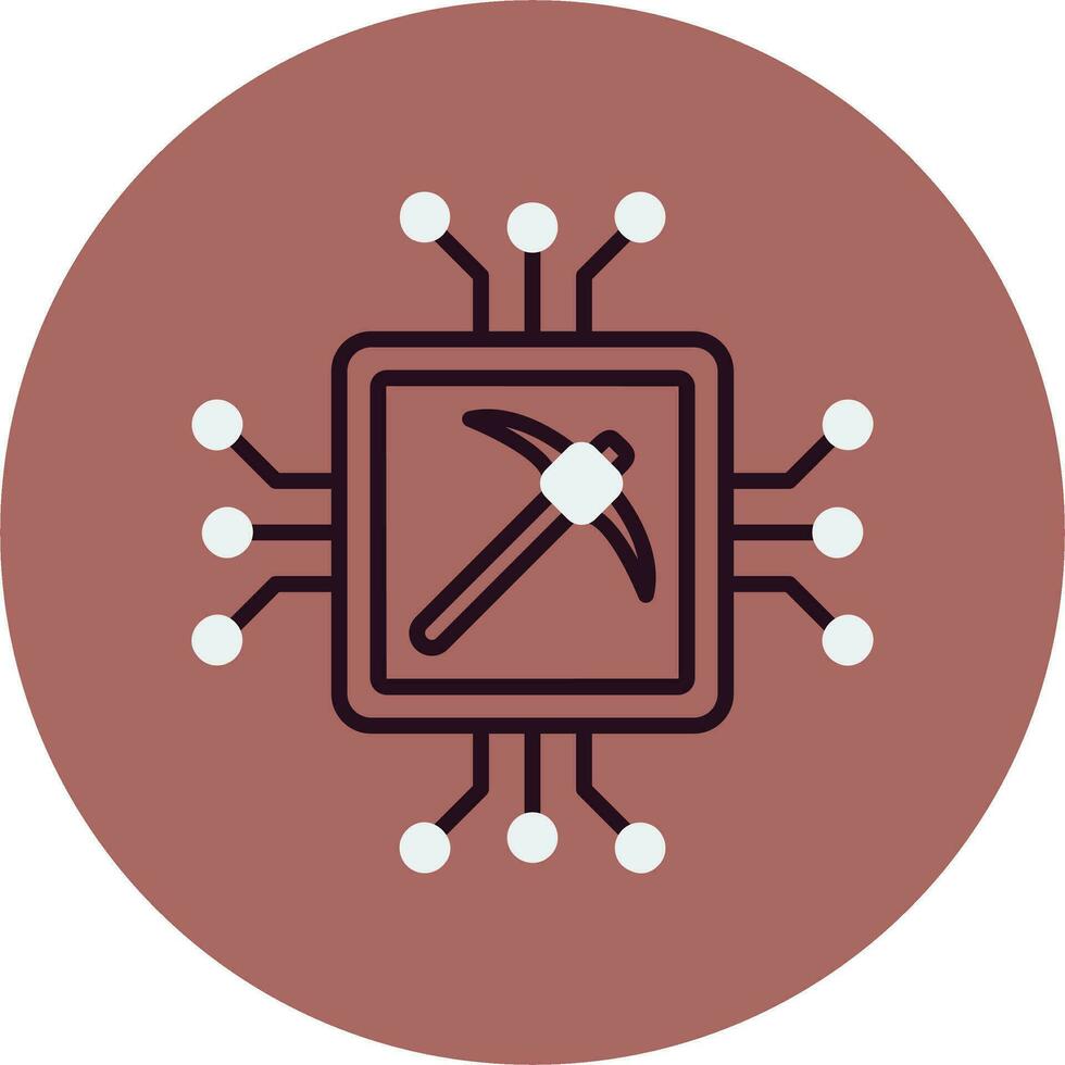 Gpu Mining Vector Icon