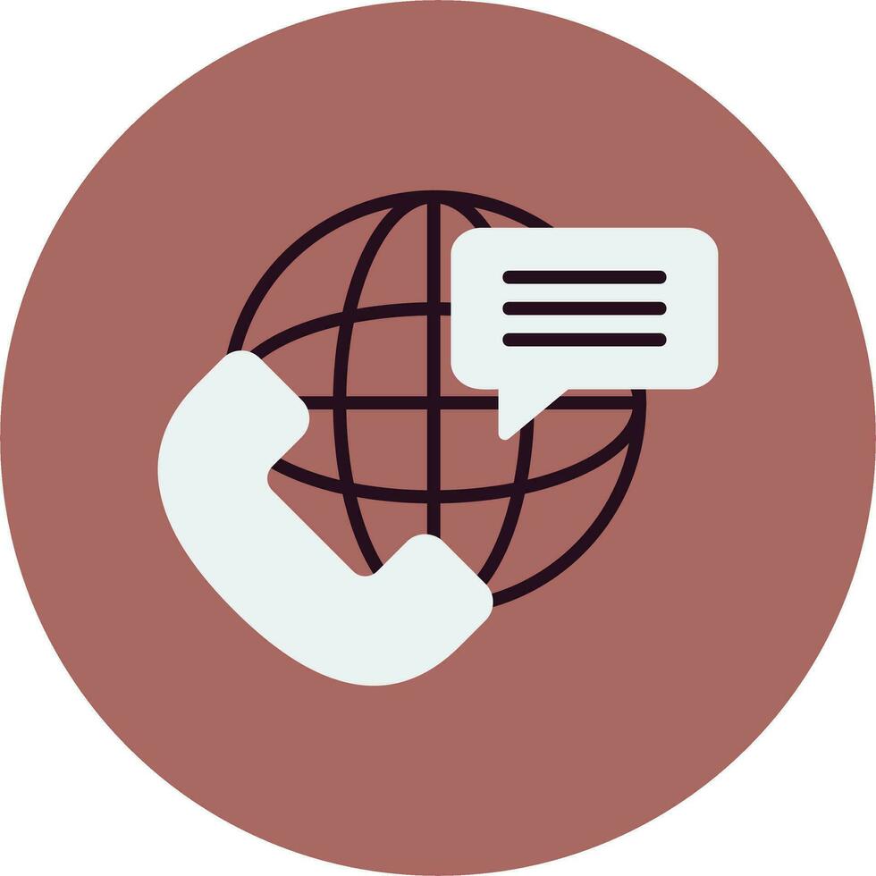 Global Communication Vector Icon