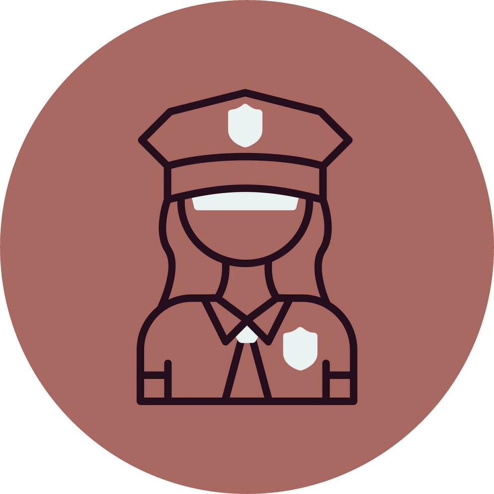 Policewoman Vector Icon