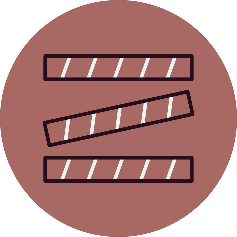 Police Line Vector Icon