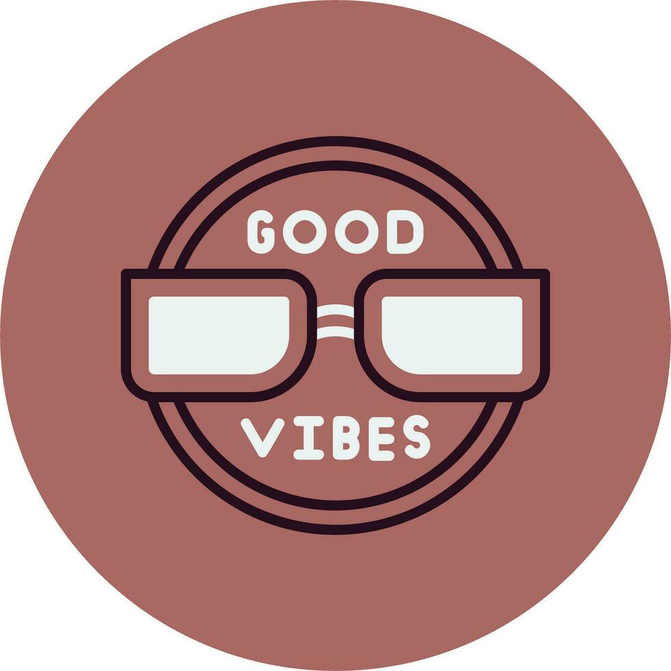 Good Vibes Vector Icon