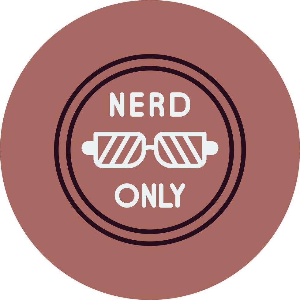 Nerd Only Vector Icon