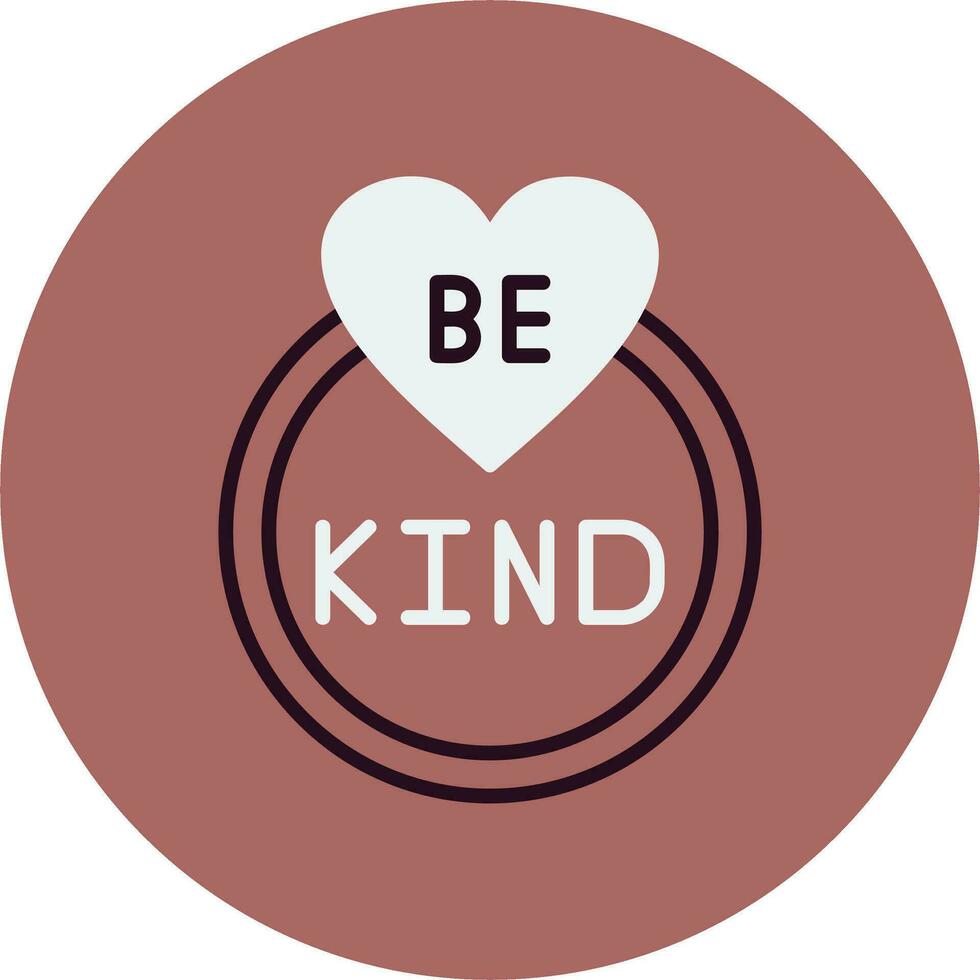 Be Kind Vector Icon