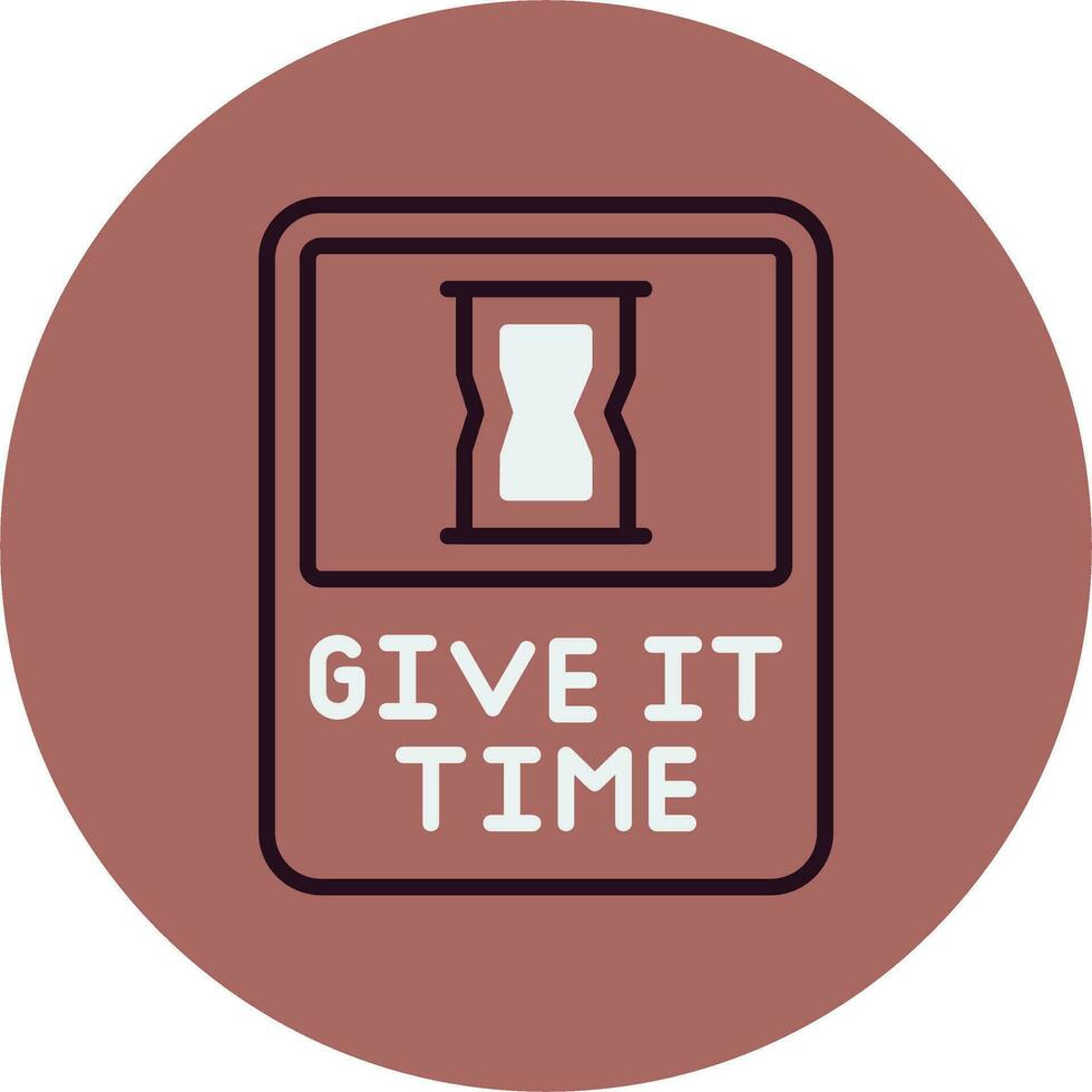 Give It Time Vector Icon