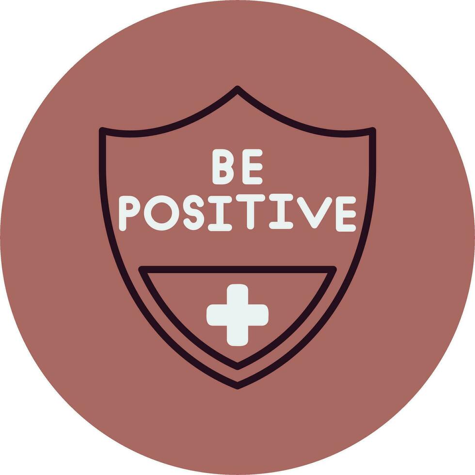 Be Positive Vector Icon