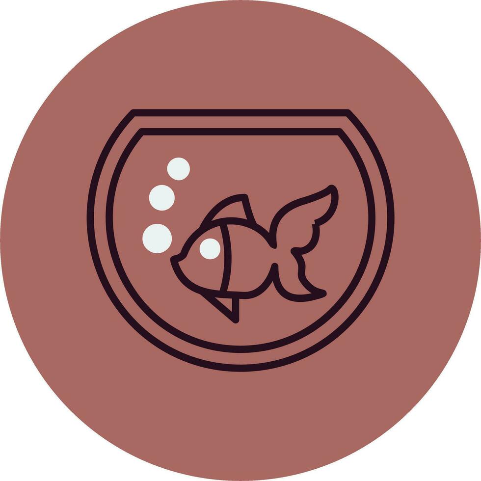 fish bowl Vector Icon