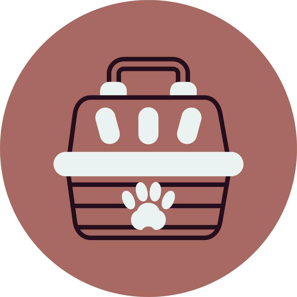 pet carrier Vector Icon