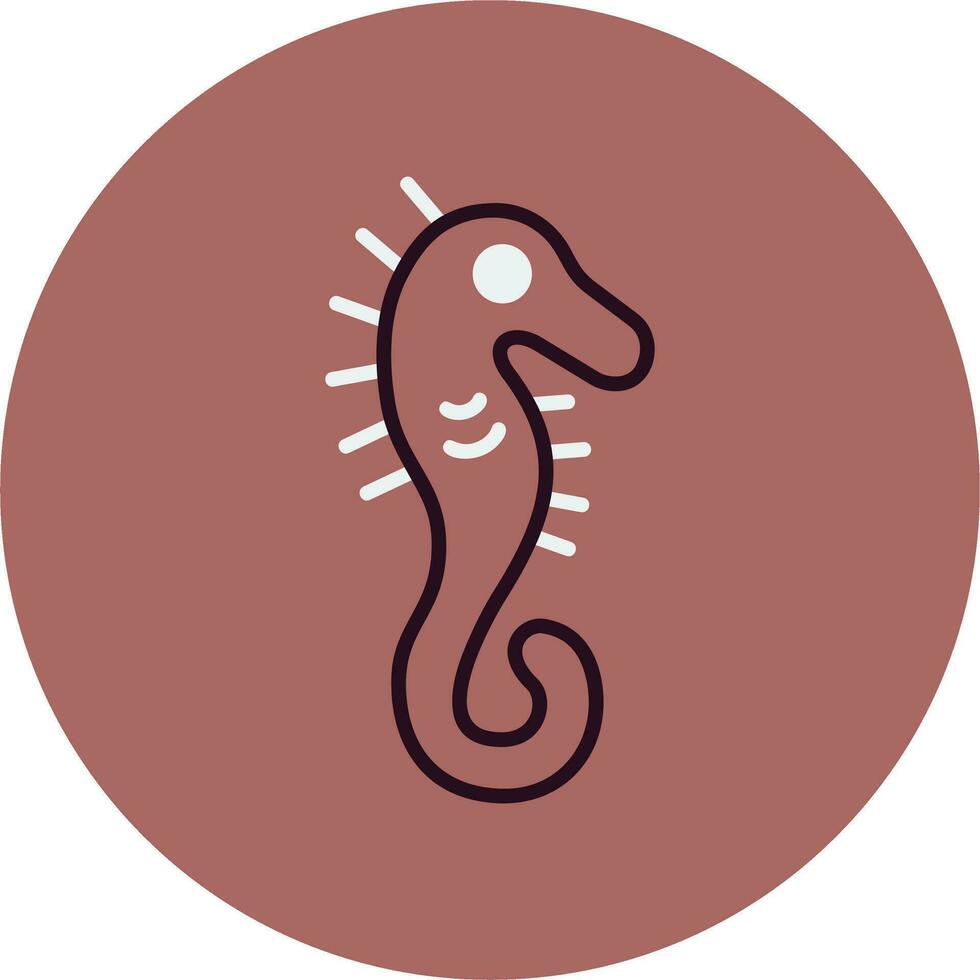 Seahorse Vector Icon