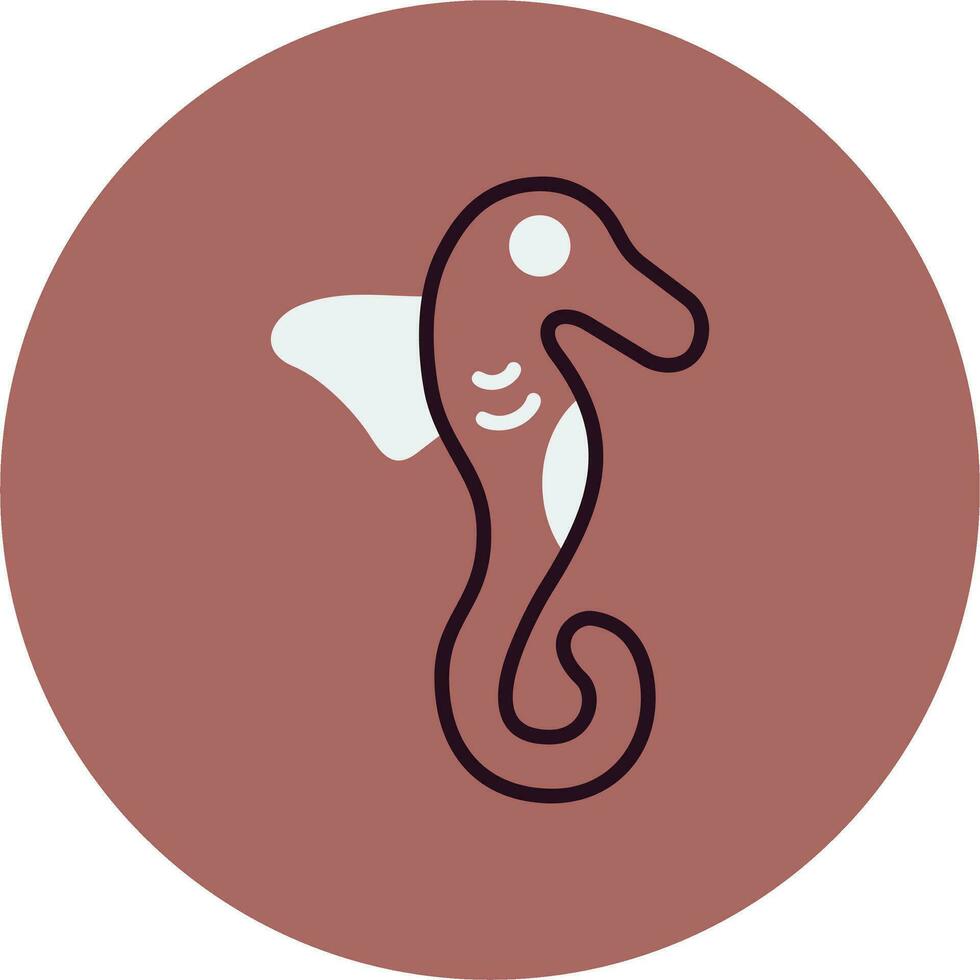 Seahorse Vector Icon