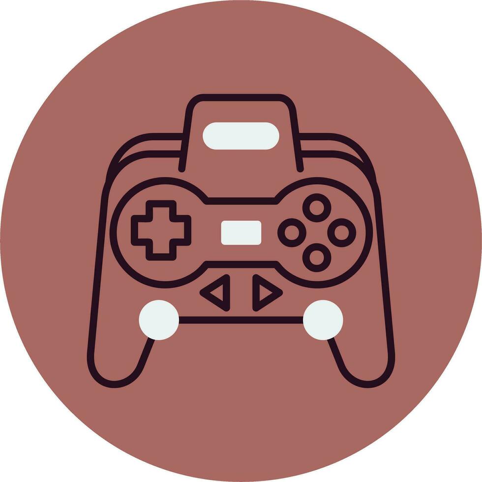 icono de vector de controlador de juego