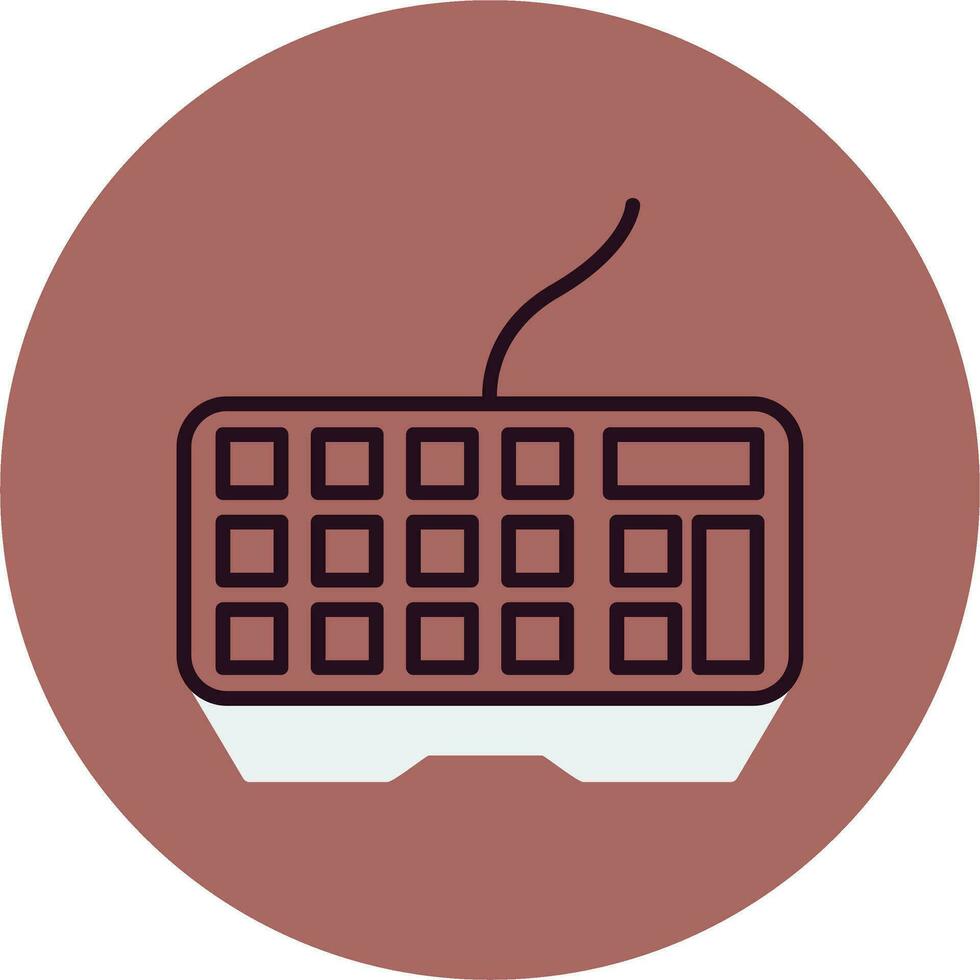 icono de vector de teclado