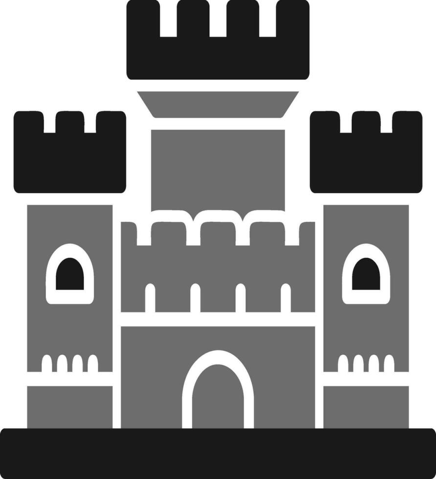 icono de vector de castillo