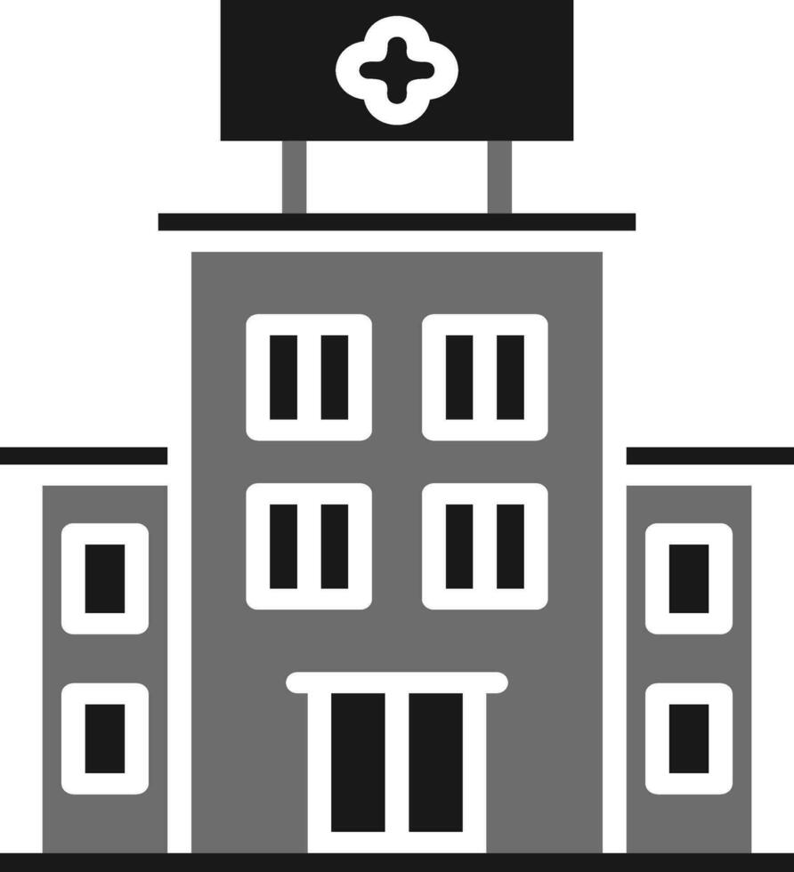Hospital Building Vector Icon