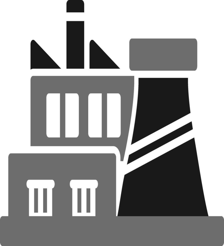 Factory Plant Vector Icon