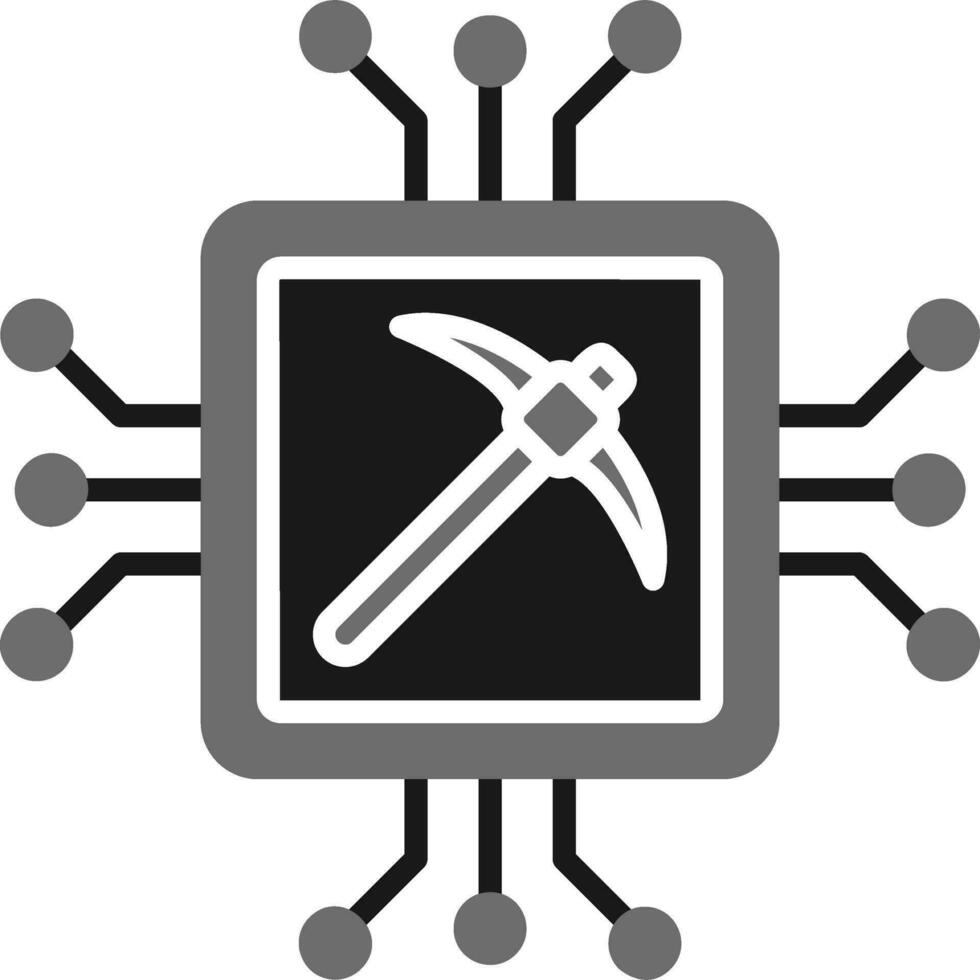 Gpu Mining Vector Icon