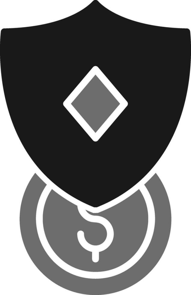 icono de vector de escudo