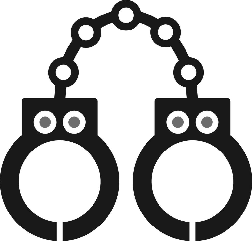 Handcuffs Vector Icon