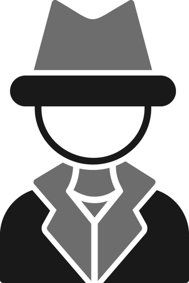 icono de vector de detective