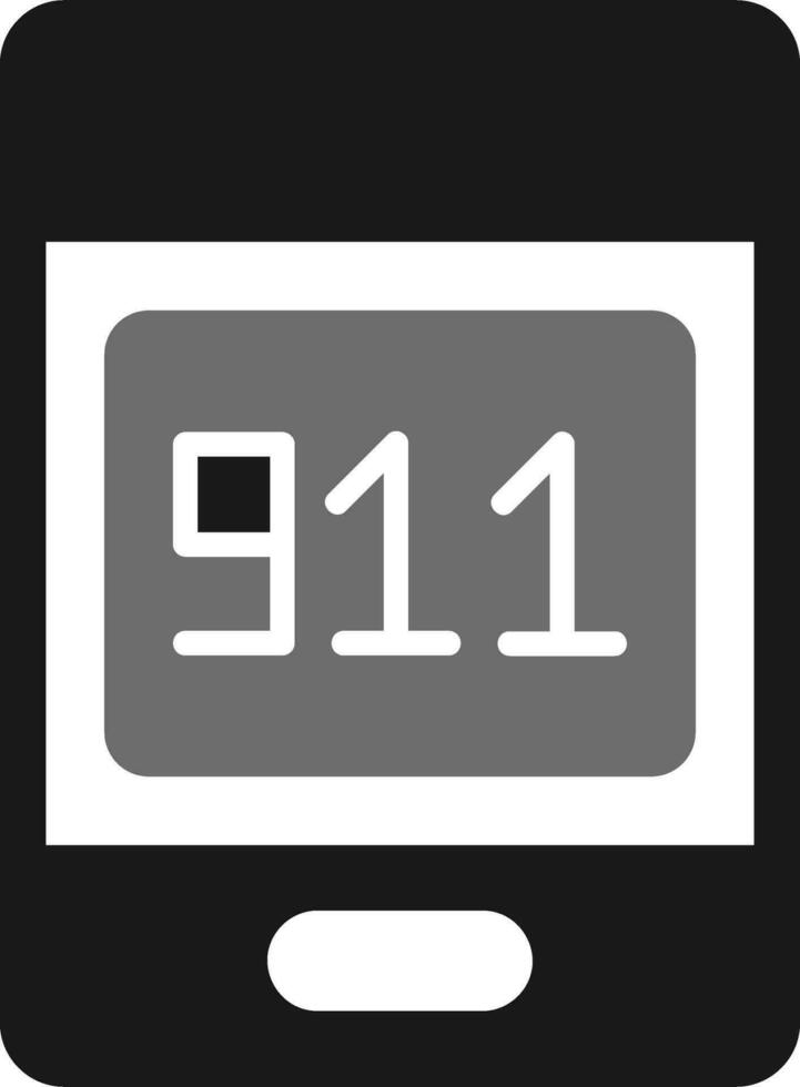 911 Call Vector Icon