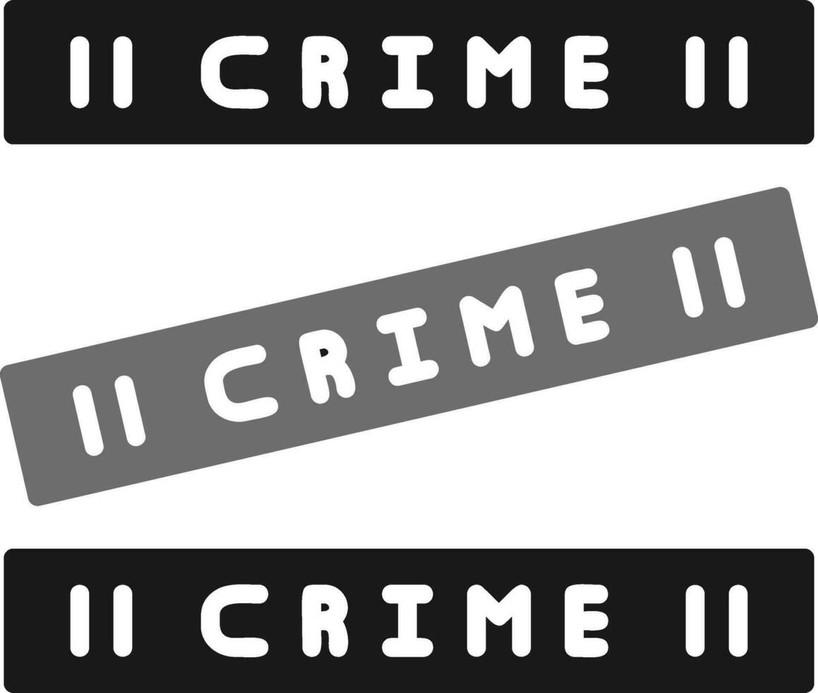 Crime Scene Vector Icon