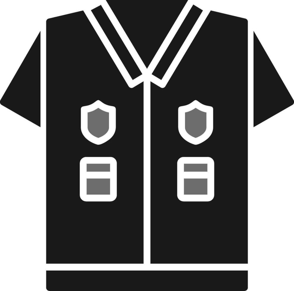 Police Uniform Vector Icon