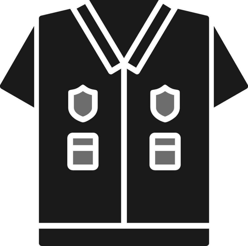 Police Uniform Vector Icon