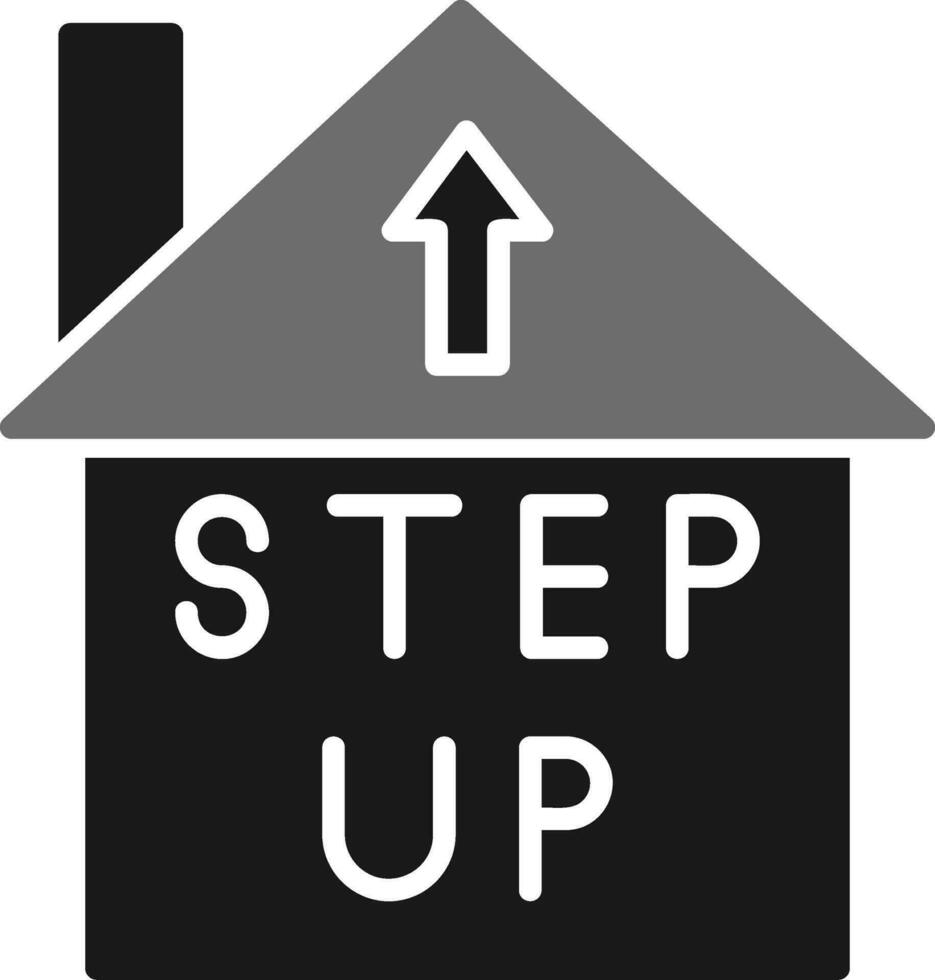 Step Up Vector Icon