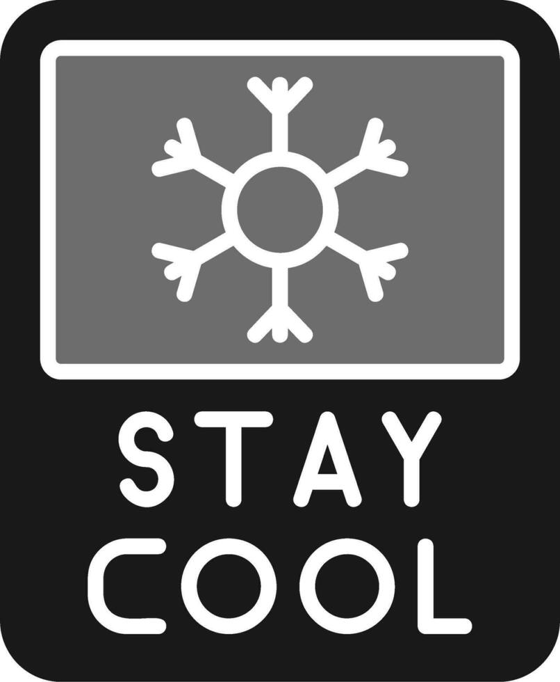 Stay Cool Vector Icon