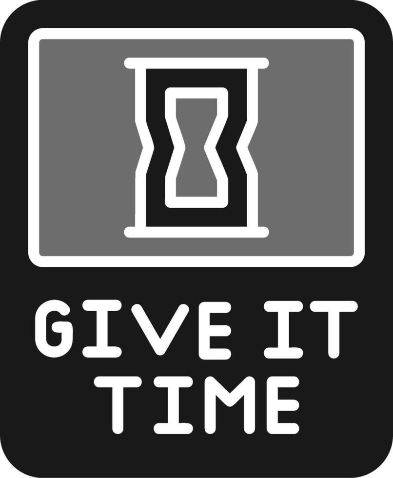 Give It Time Vector Icon