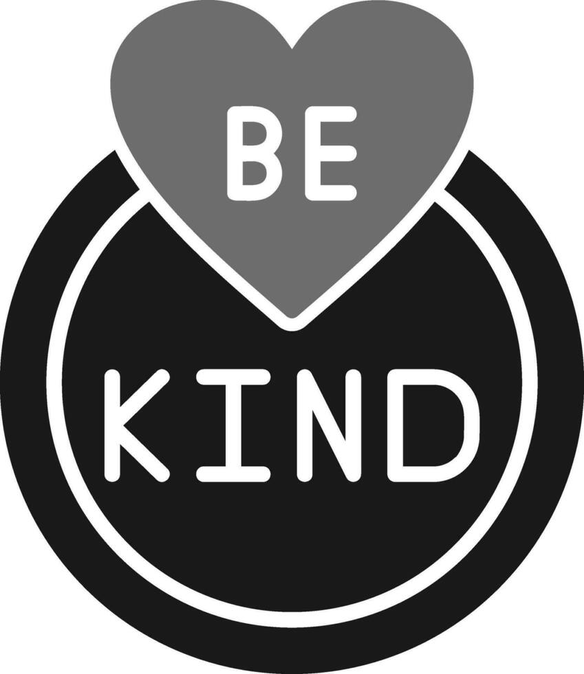 Be Kind Vector Icon