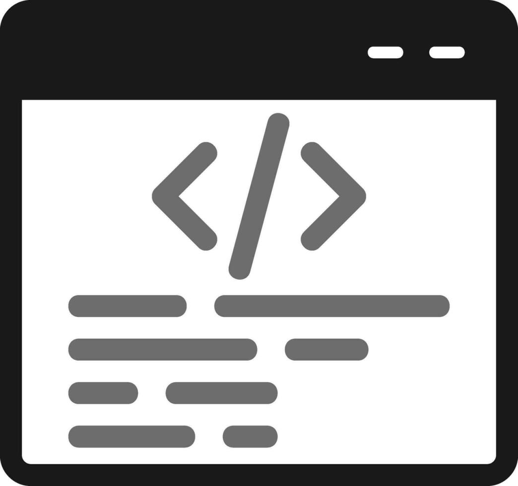Web Programming Vector Icon