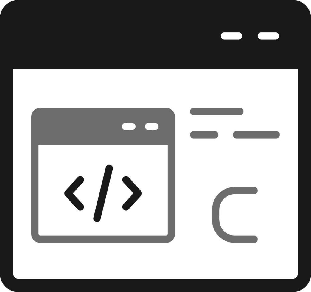 Computer Languages Vector Icon
