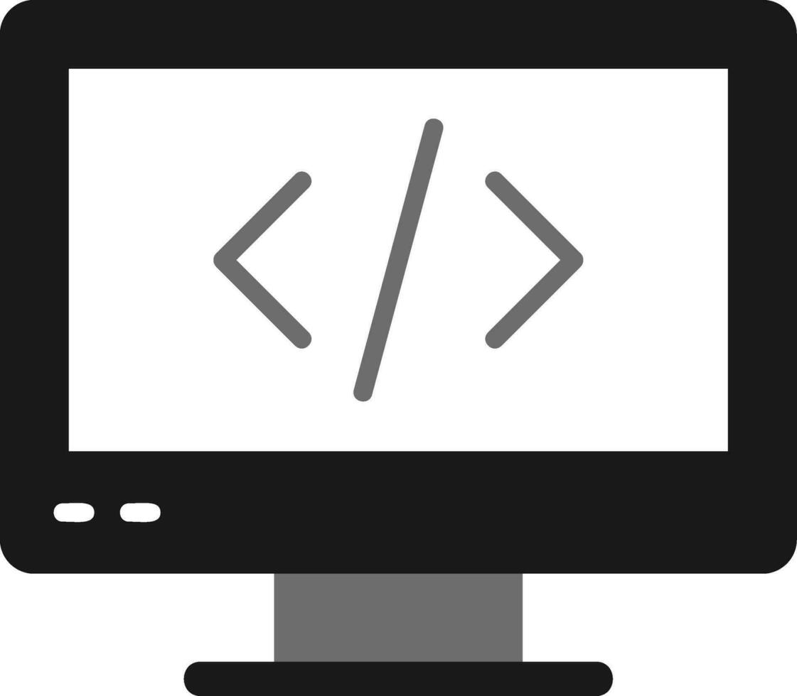 icono de vector de codificación web