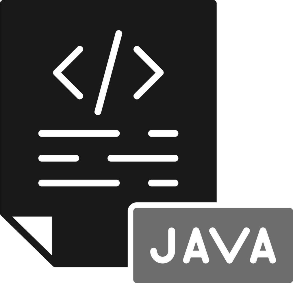 icono de vector de java