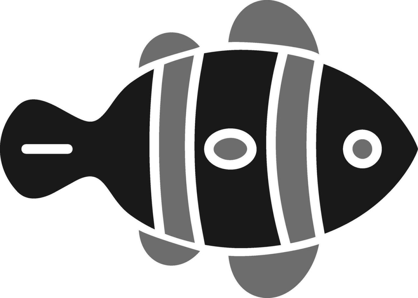 Clown Fish Vector Icon