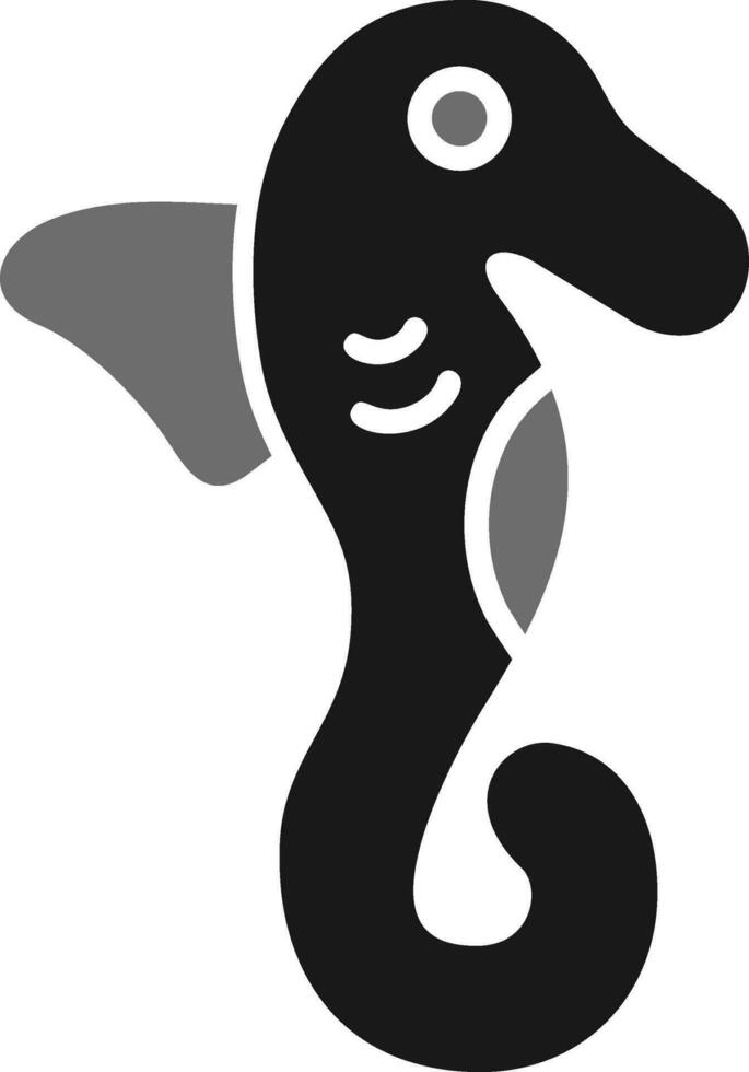 Seahorse Vector Icon