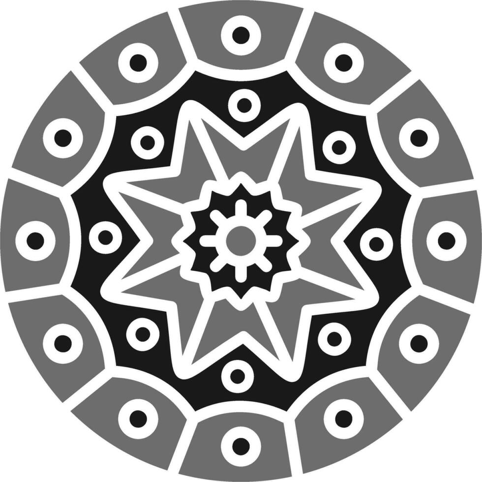 icono de vector de mandala