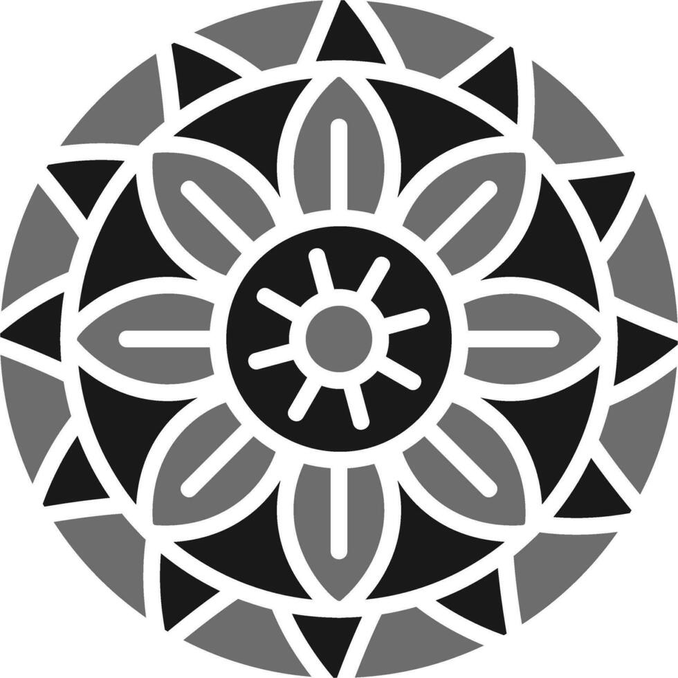 icono de vector de mandala