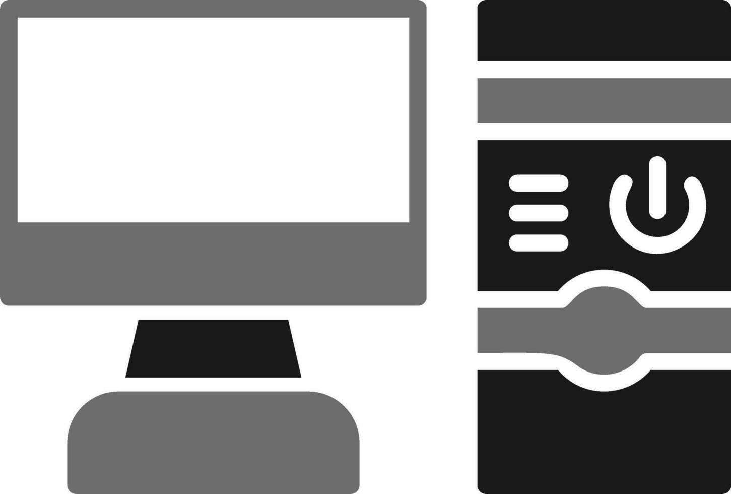 Computer Vector Icon