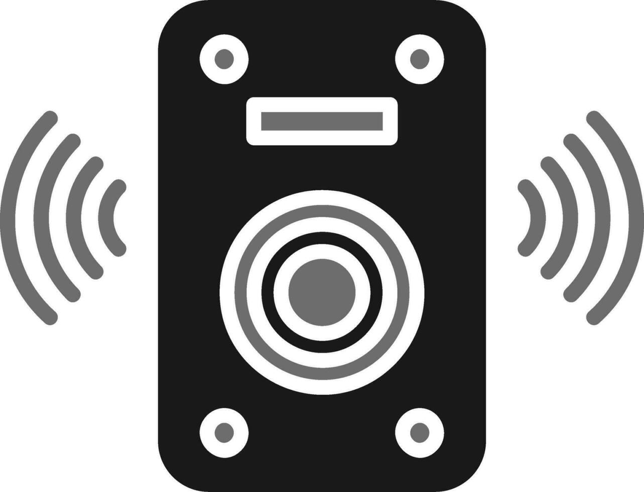 icono de vector de altavoz