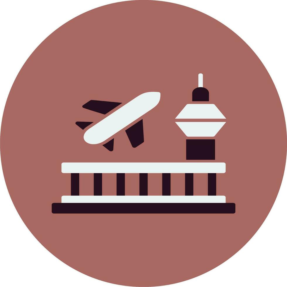 icono de vector de aeropuerto