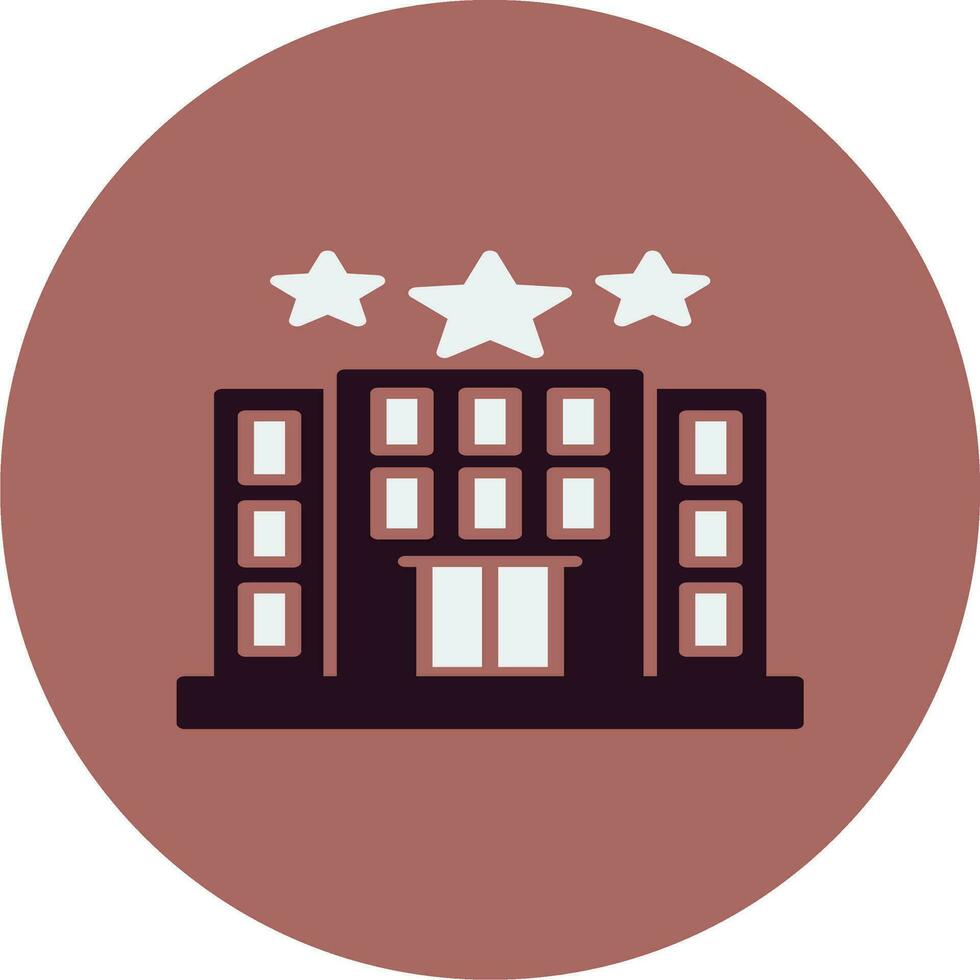 icono de vector de hotel