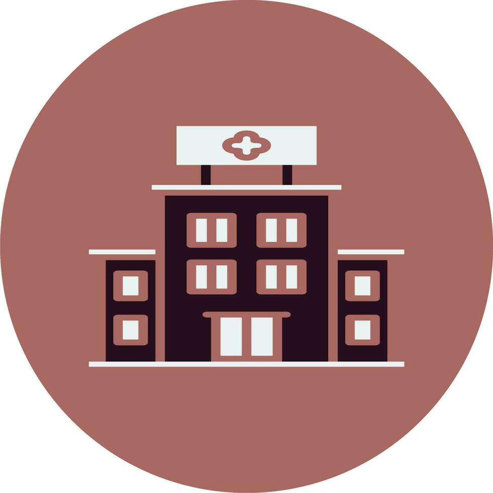 Hospital Building Vector Icon
