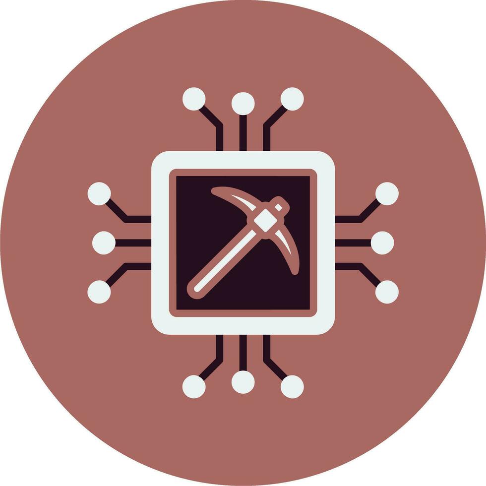 Gpu Mining Vector Icon