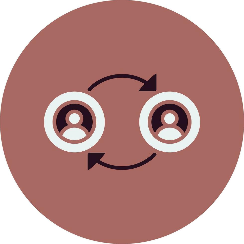 Peer To Peer Vector Icon