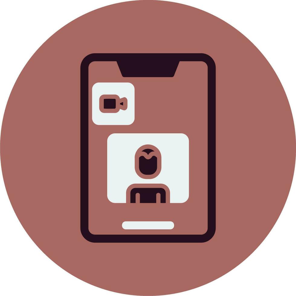 Videocall Vector Icon