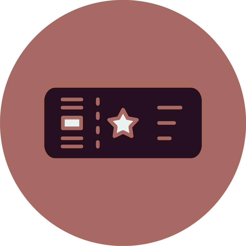 Ticket Vector Icon