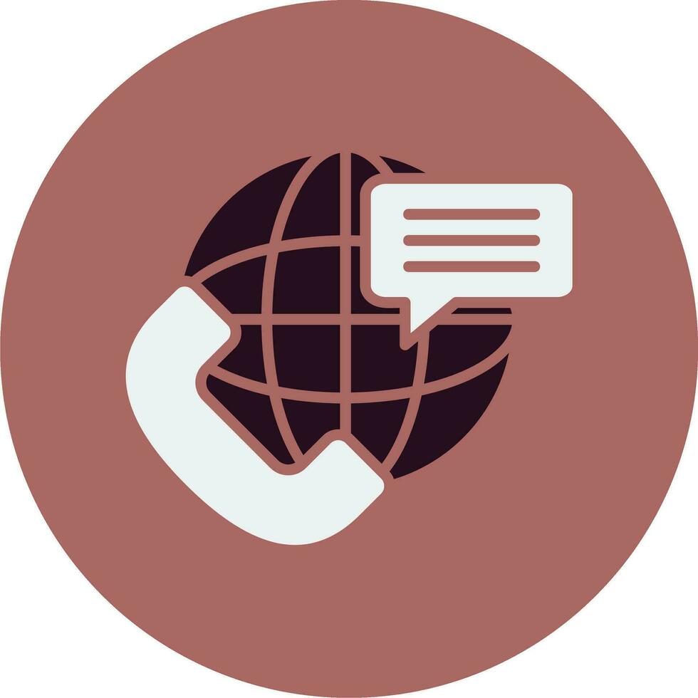 Global Communication Vector Icon