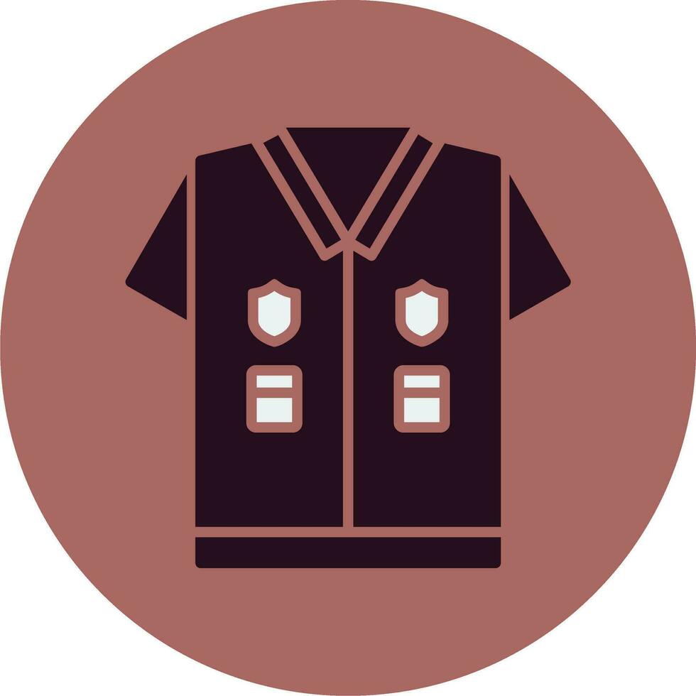 Police Uniform Vector Icon